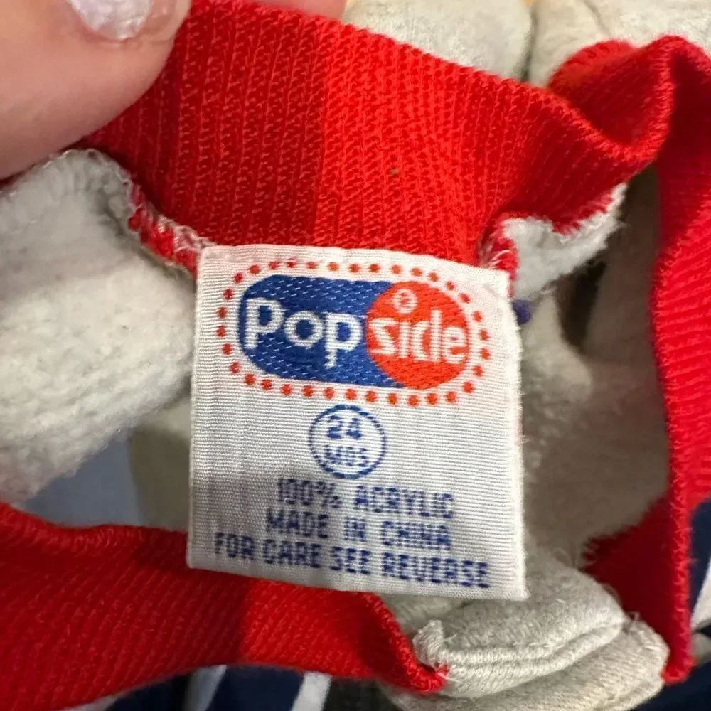 Vintage Popsicle 24mo horse onesie sweatsuit jumper